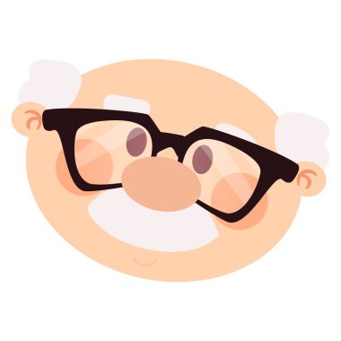 Tecrit edilmiş yaşlı adam portresi.