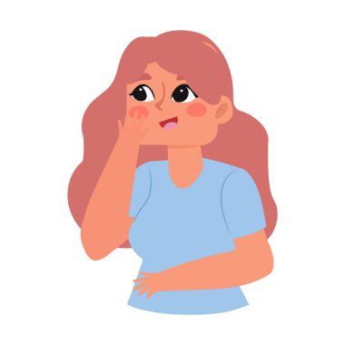 İzole edilmiş mutlu kadın.