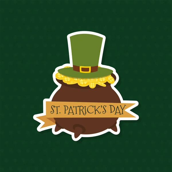 Tarjeta de día de San Patricio — Vector de stock