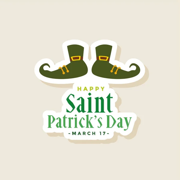 Saint Patricks dagkort — Stock vektor