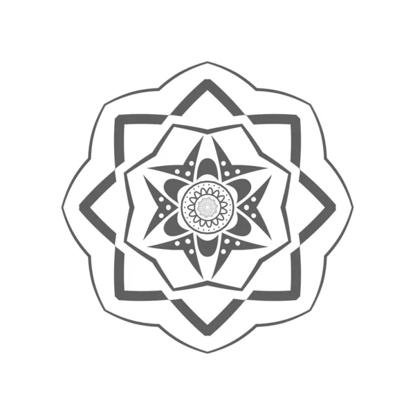 Mandala. Bloemenpatroon — Stockvector