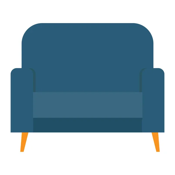 Immagine divano isolato — Vettoriale Stock
