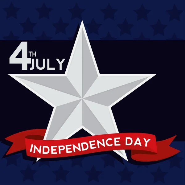 Cartel del día de la independencia — Archivo Imágenes Vectoriales