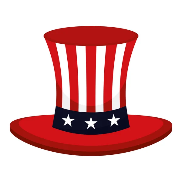Traditionele Amerikaanse hoed — Stockvector