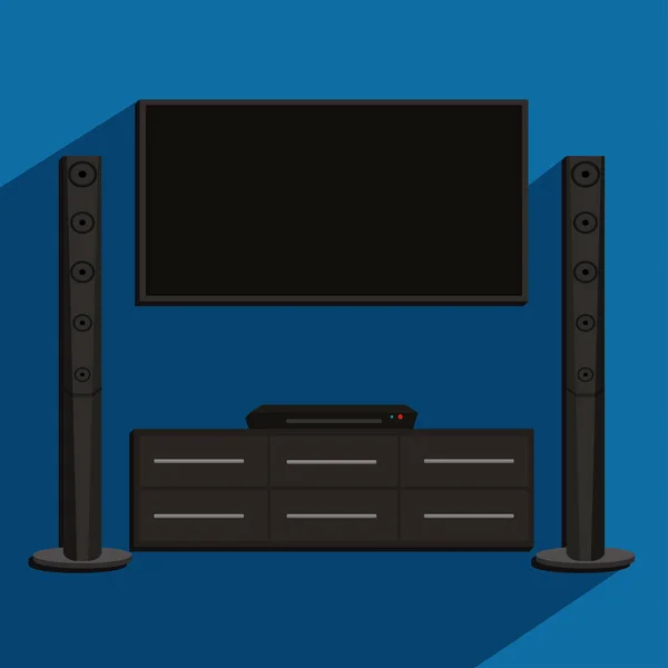 Sistema de home theater — Vetor de Stock