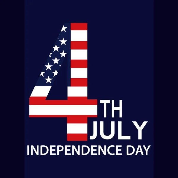 Affiche van onafhankelijkheidsdag — Stockvector