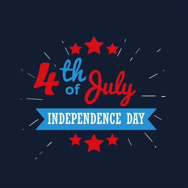 Affiche du jour de l'indépendance — Image vectorielle