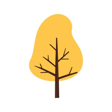 Ayrı renkte ağaç simgesi