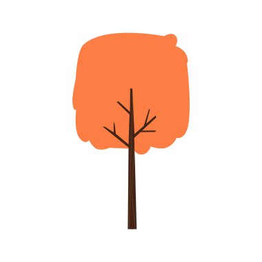 Ayrı renkte ağaç simgesi