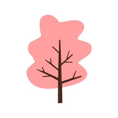 Ayrı renkte ağaç simgesi
