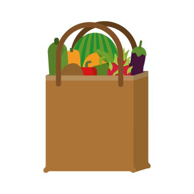 Market poşeti simgesi