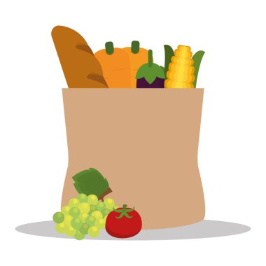 Market poşeti simgesi