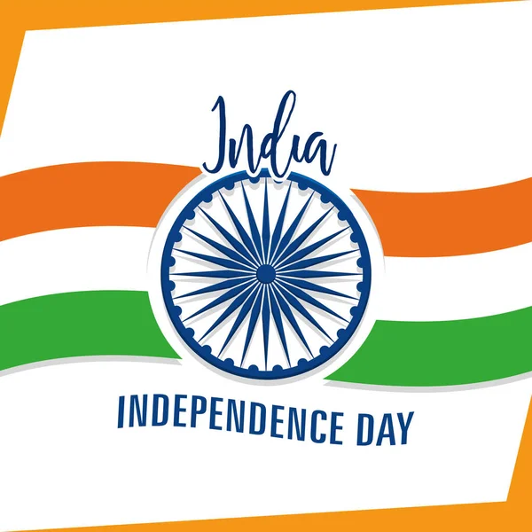 Día de la Independencia de la India — Vector de stock