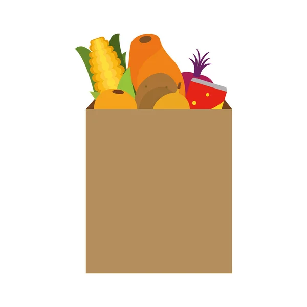 Grocery bag icon — Stock Vector