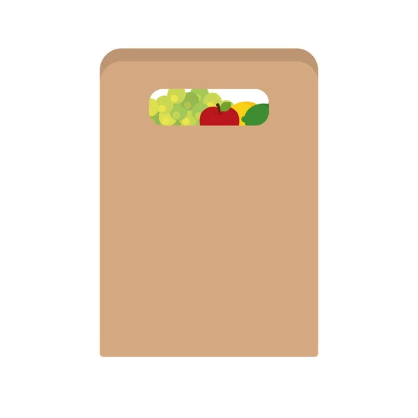 Grocery bag icon — Stock Vector