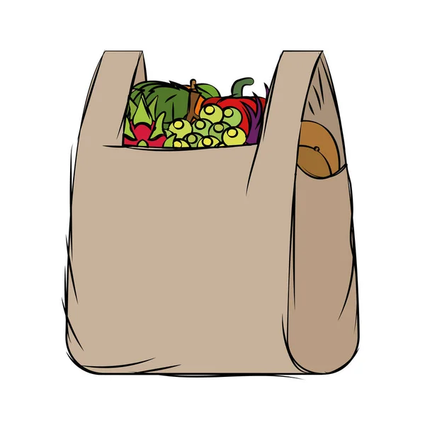 Ikona torby spożywczej — Wektor stockowy