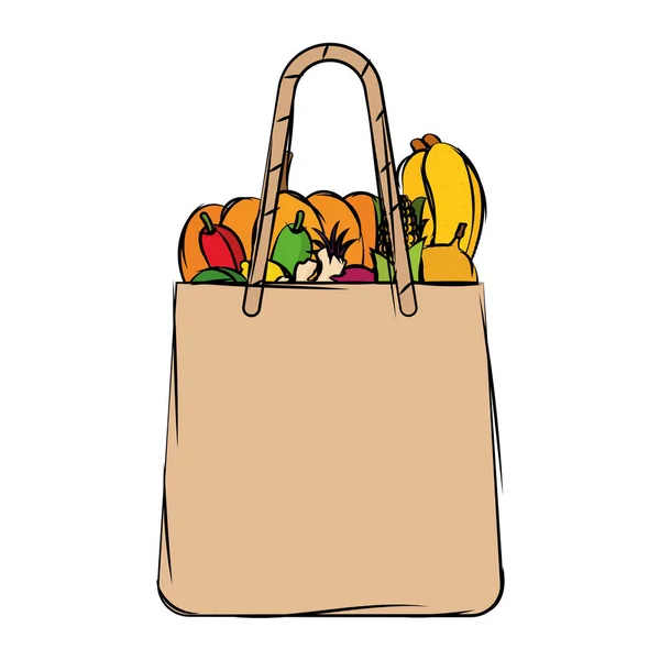 Ikona torby spożywczej — Wektor stockowy