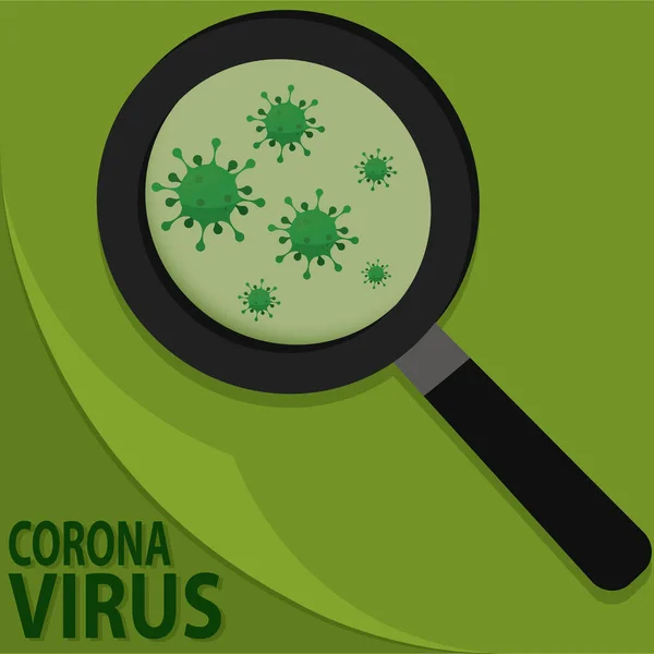 Affiche médicale Coronavirus — Image vectorielle