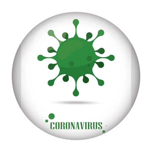 Plakat medyczny koronawirusa — Wektor stockowy