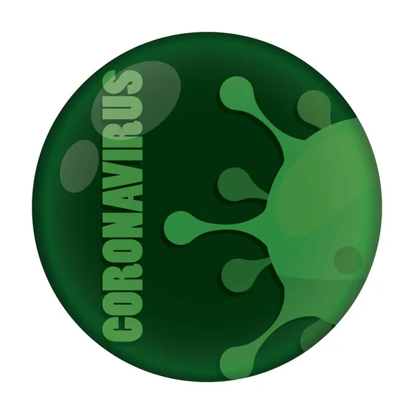 Cartaz médico do Coronavirus —  Vetores de Stock