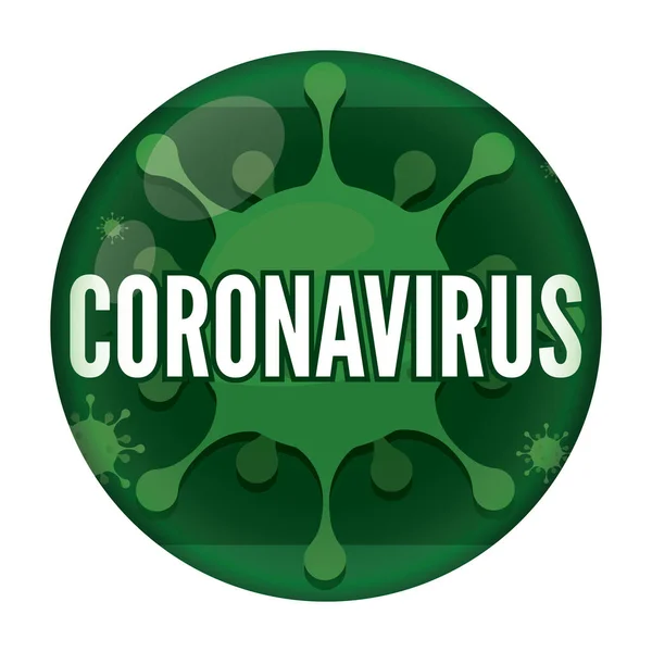 Coronavirus medical poster — Stock Vector