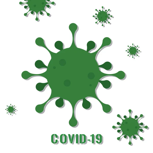 Medische poster van het coronavirus — Stockvector
