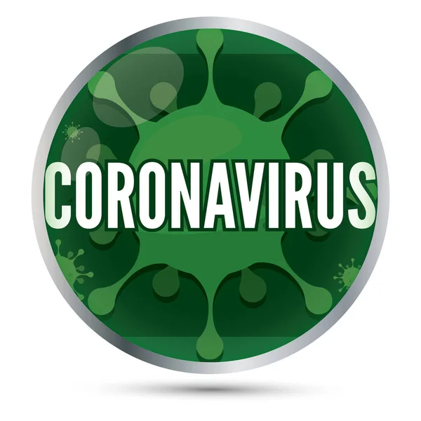 Cartel médico del Coronavirus — Archivo Imágenes Vectoriales