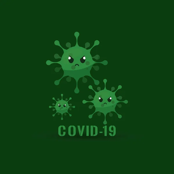 Medizinisches Poster zum Coronavirus — Stockvektor