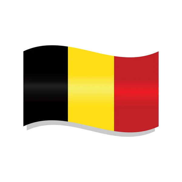 Bandera de Belgica — Vector de stock