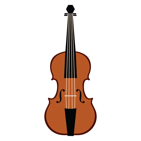 Imagen clásica del violín — Vector de stock