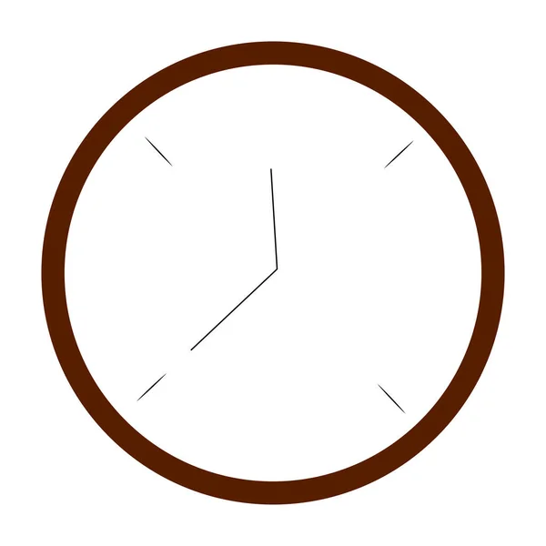 Ícone de relógio isolado —  Vetores de Stock
