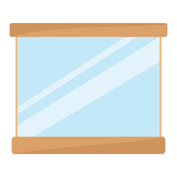 Isolerad fönsterikon — Stock vektor