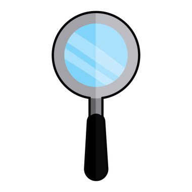 İzole büyüteç simgesi