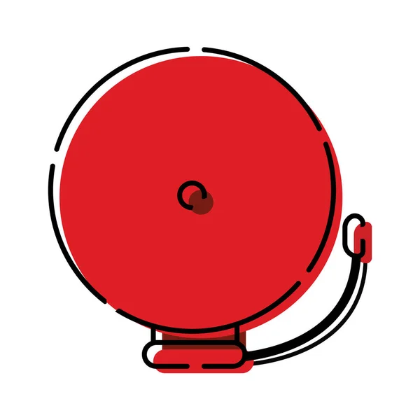 Красный школьный колокол — стоковый вектор