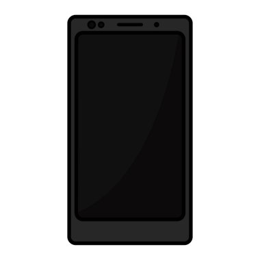 İzole akıllı telefon simgesi