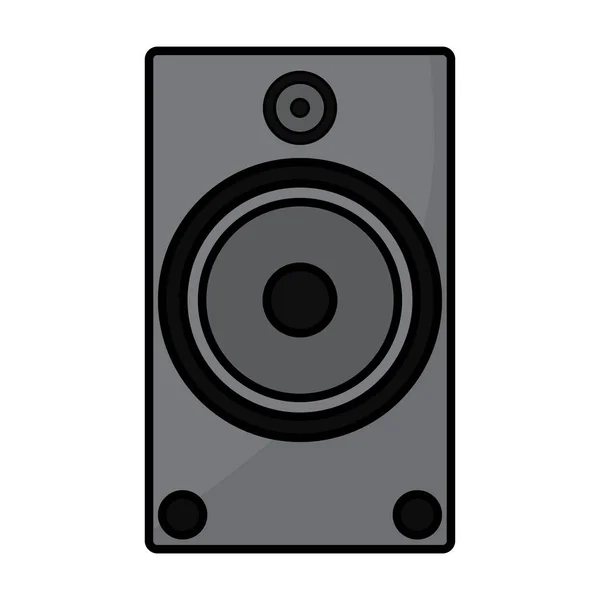 Isolato icona altoparlante suono — Vettoriale Stock