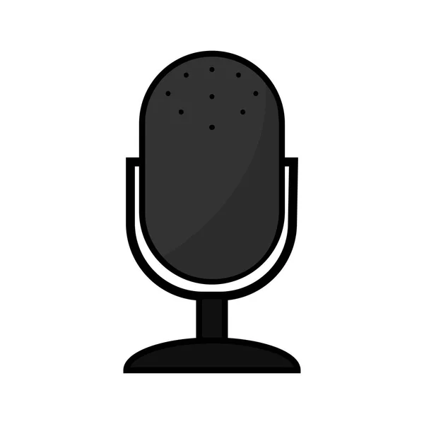 Isolated microphone icon — Stock Vector