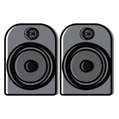 Ayrı ses hoparlörleri simgesi