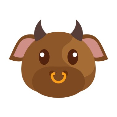 Boğa kafalı çizgi film.