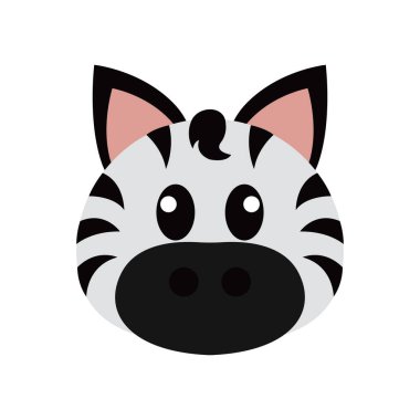 Zebra kafası çizgi filmi