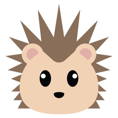 Kirpi kafası çizgi filmi