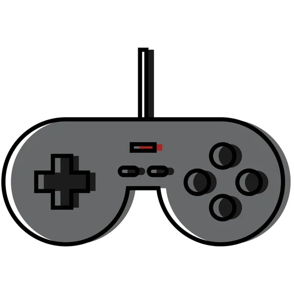 Geïsoleerde joystick icoon — Stockvector