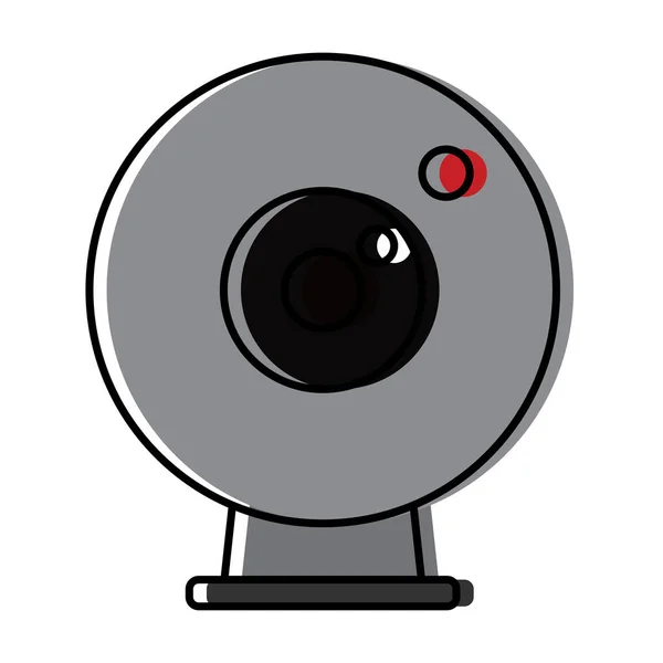 Izolowana ikona kamery internetowej — Wektor stockowy