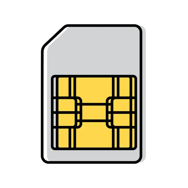 Isolée icône de clé USB — Image vectorielle