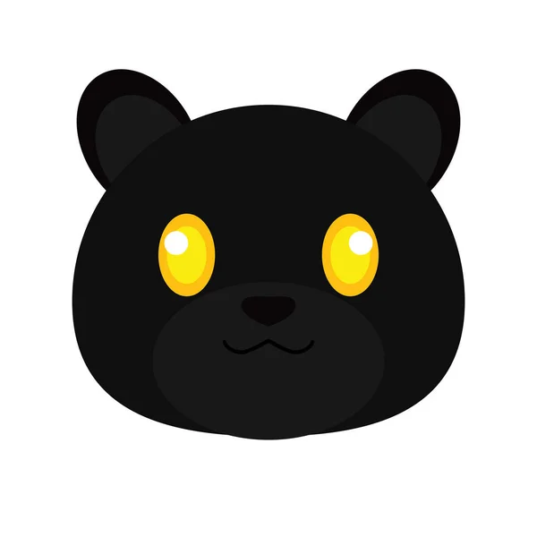 Panther head cartoon — Stock Vector