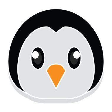 Penguen kafası çizgi filmi