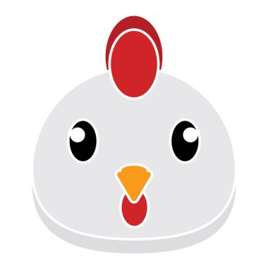 Tavuk kafası çizgi filmi.