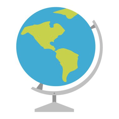 İzole edilmiş dünya gezegen simgesi