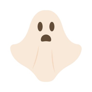 İzole edilmiş Hayalet Cadılar Bayramı