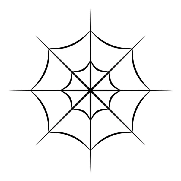 Spiderweb aislada halloween — Archivo Imágenes Vectoriales